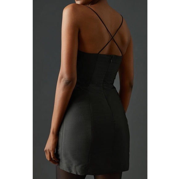 anthropologie maeve embellished sweetheart mini dress NEW ANTHRO Size 10 Large - Picture 7 of 7